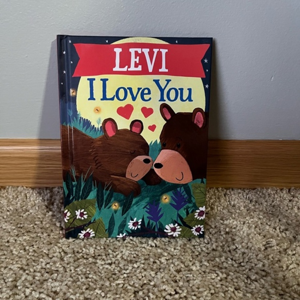 Levi I Love You Storybook Bedtime Hardcover New Personalized